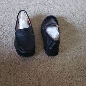 Kids Black Moccasins